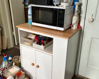 Microwave and stand