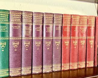 Harvard Classics Set 20 vol incomplete 