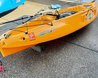 (2) Hobie Mirage Sport Fishing Kayaks Comes with Mirage Drive, Seat, and Paddle