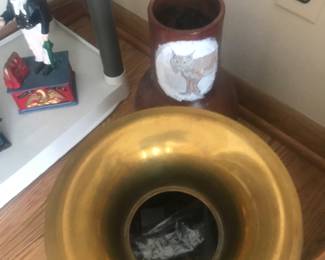 Brass spittoon!