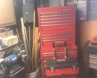 Craftsman rolling tool box and cart!