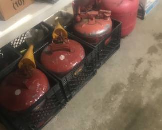 Vintage gas cans!
