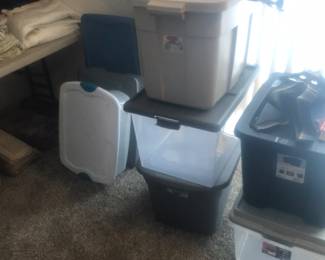 Storage totes!