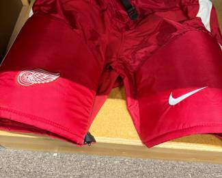 red wings game nike pants 