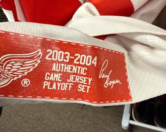 Authentic game jersey