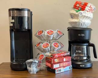 Two Coffee Makers Supplies