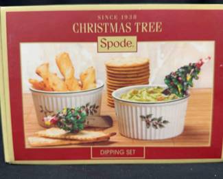 Spode Christmas Tess Dipping Set