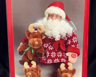 Dillards Animated Sleeping Santa