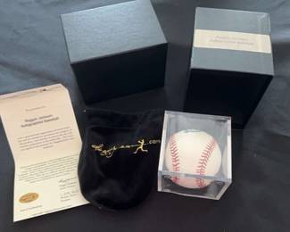 Reggie Jackson Autographed Baseball 