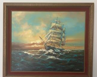  03 Ship in Rough Sea Preston Willis