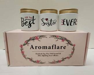 3 Aromaflare Handmade Soy Wax Scents