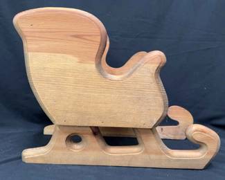Wooden Sleigh 