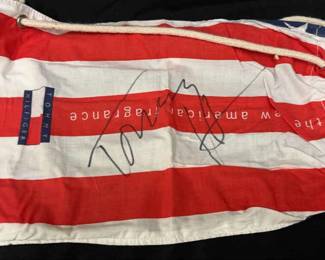 Autographed Tommy Hilfiger Bag