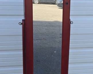 For Your Ease Only Standing Jewelry Cabinet With Mirror, Lockable by Lori Greiner