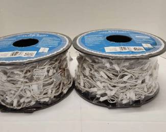 2 500 Led Cool White IcicleStyle Lights With Storage Spool