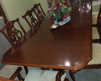 Formal Dining Table with 9 chairs