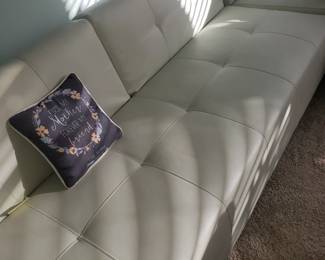 Small Leather Sectional