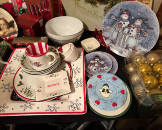 Christmas items including Christmas decorations 