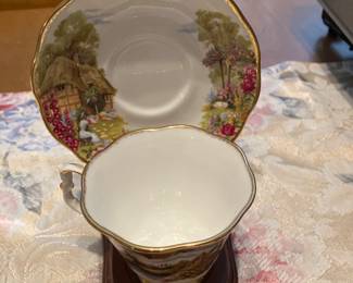 Royal Albert, tranquil garden to celebrate the 30th anniversary of old country roses