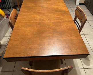  Art deco, /MCM, dining table and chair chairs