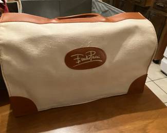 Emilio Pucci, vintage leather and Canvas book bag