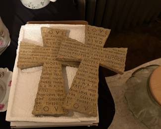 Crosses with a beautiful saying on them 