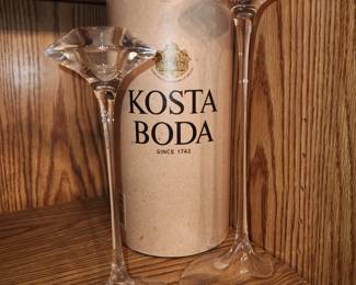 Kosta Boda candlesticks 