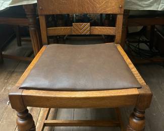 Williams and Cox, 12 Strand Torquay. set of four chairs.