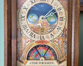 Time for Baking" clock by Nestle 1979