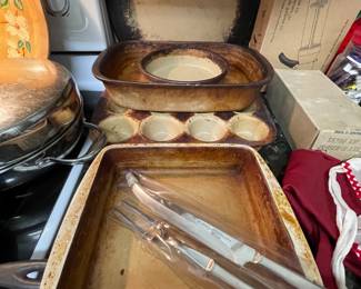 Pampered Chef stoneware cookware