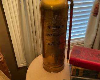 Copper fire extinguisher lamp