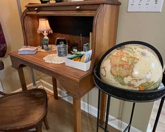 Globe on stand