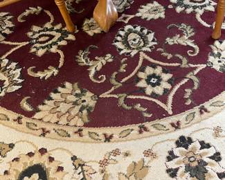 Large round rug