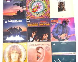 9 Vinyl Records Various Rock Artists