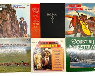 Vintage Western Country Vinyl Records