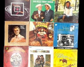 13 Vinyl Records Various Country Artists