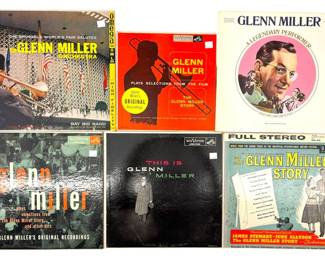 6 Glenn Miller Vinyl Albums