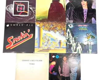 8 Vinyl Records Various Rock Artists