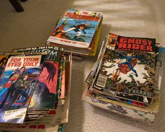 Tons of comic books