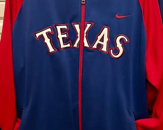 SPORTS JERSEYS AND BALL CAPS.
