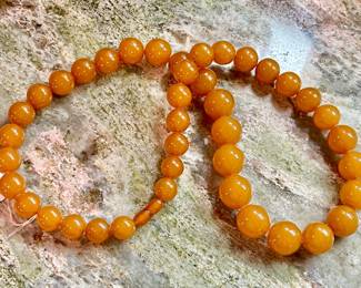 Butterscotch amber necklace
