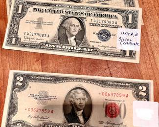 LOTS AND LOTS OF COINS, SILVER CERTIFICATES.