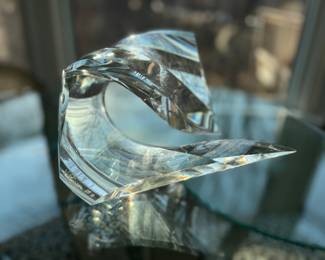 Abstract Lucite Sculpture Signed J. Rineer 25B