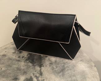 Melie Bianco Women's Leather Geometric Handbag/Clutch