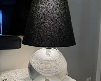 CB2 Ayla Crystal Ball Table Lamp
