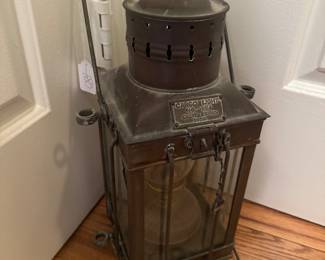 Vintage Brass Cargo Light No. 3954 Great Britain 1939