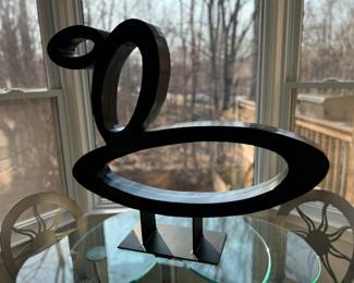 Black Foam Board Abstract Sculpture