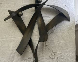 Metal Wall Sculpture (26"H x 16"W x 5-1/2"D)