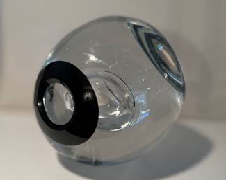 Studio Ahus Art Glass Sculpture by Lennart Nissmark
