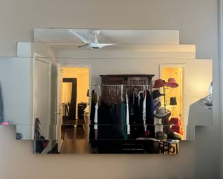 Geometric Wall Mirror (29"H x 48"W x 2-1/2"D)